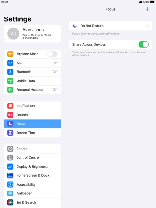 Press Do Not Disturb.