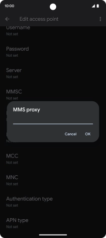 Key in 10.202.002.060 and press OK.