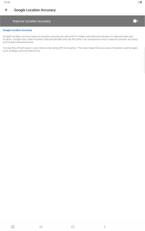 If you press the indicator next to 