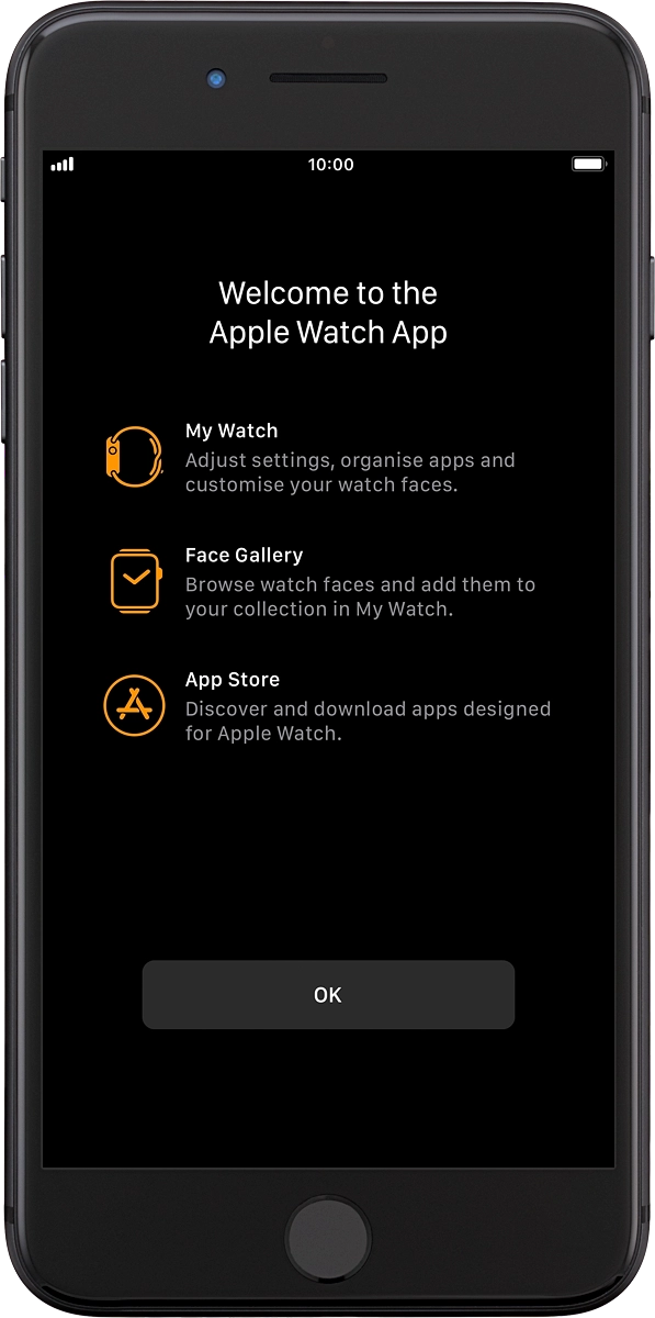 On your phone: Press OK to finish the activation.