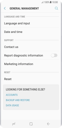 Press Date and time.
