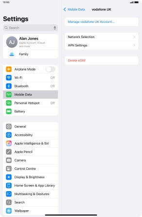 Press Network Selection.