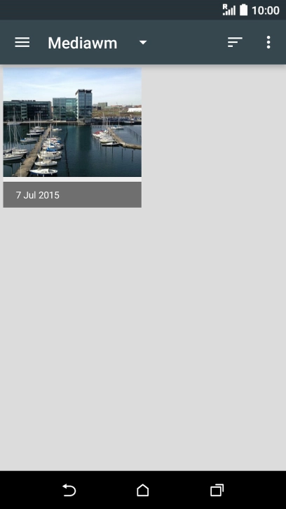Press the required file.