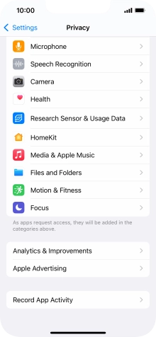 Press Record App Activity.
