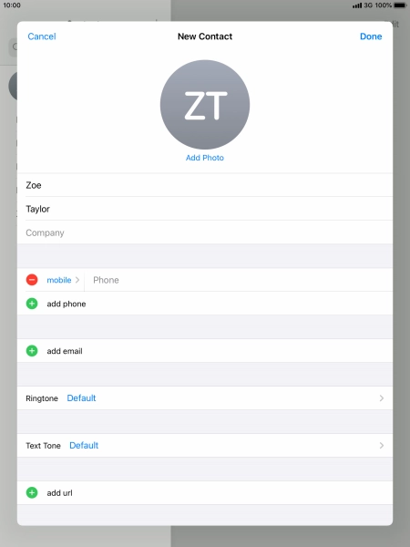 Press Phone and key in the required phone number.