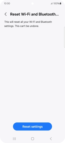 Press Reset settings.