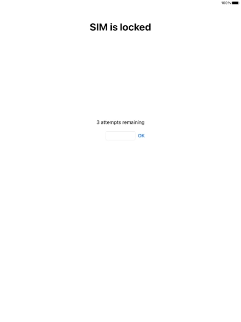 If your SIM is locked, key in your PIN and press OK.