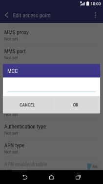 Key in 505 and press OK.