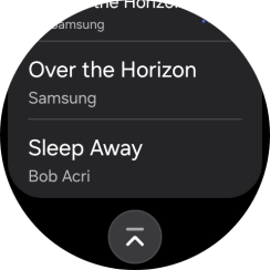 Press the required audio file.