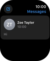 Press the required picture message.