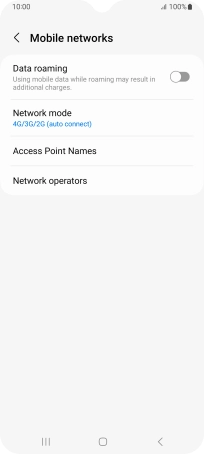 Press Access Point Names.