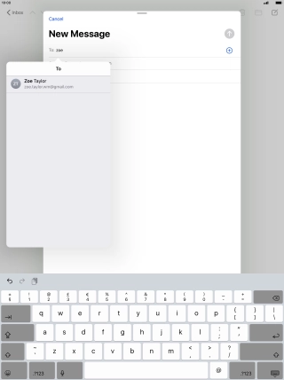 Press the required contact.