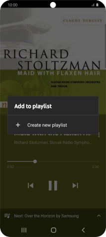 Press Create new playlist.