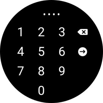 Key in the required PIN and follow the instructions on the screen to create a PIN as lock code.