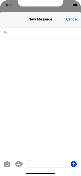 Press To: and key in the first letters of the recipient's name.