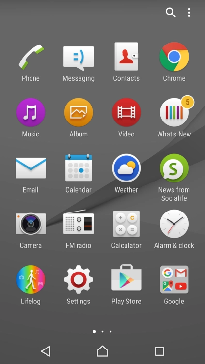 Press Album and go to the required folder.