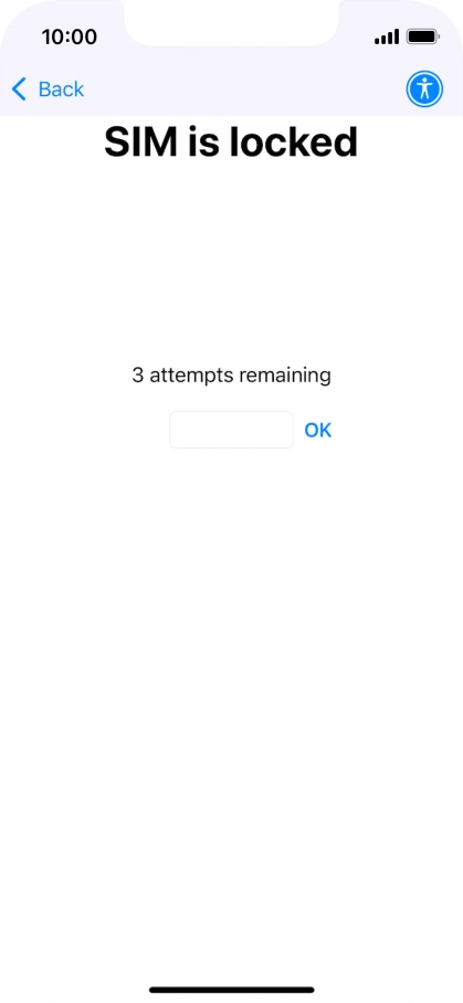 If your SIM is locked, key in your PIN and press OK.