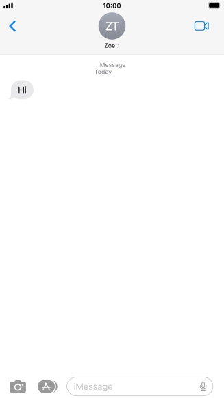 Press the Home key to return to the home screen.