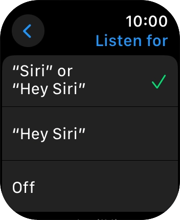 Press the required setting to turn the function on or off.
