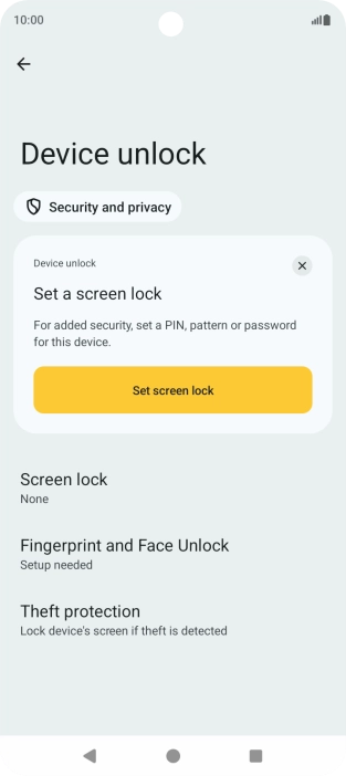 Press the Home key to return to the home screen.