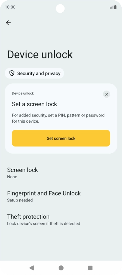 Press the Home key to return to the home screen.