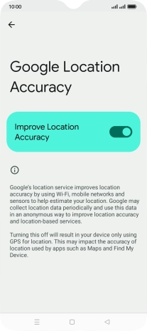If you press the indicator next to 