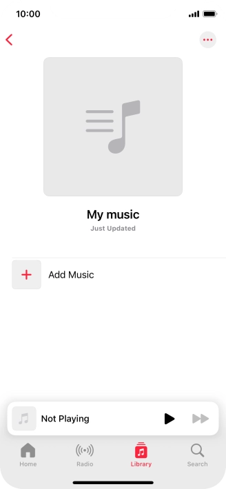 Press Add Music.