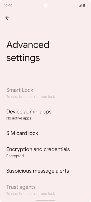 Press SIM card lock.