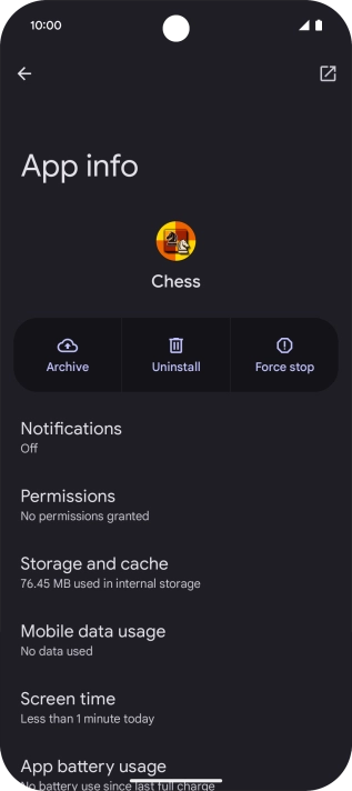 Press Storage and cache.