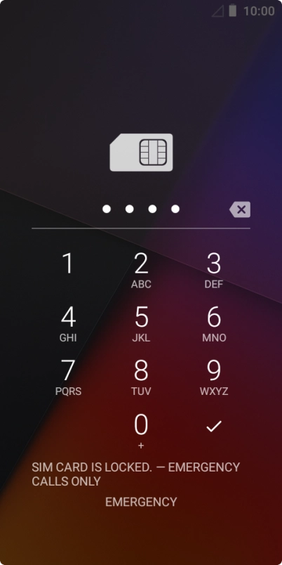 If you're asked to key in your PIN, do so and press the confirm icon.
