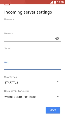 Press the drop down list below 