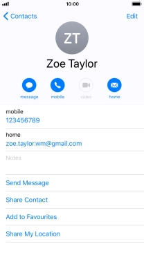 Press the required number.