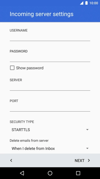 Press the field below 