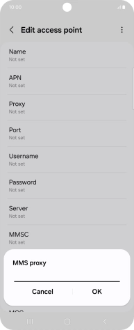 Key in 10.202.002.060 and press OK.