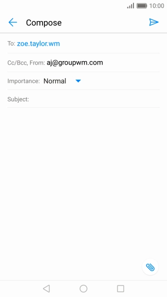 Press the field next to 