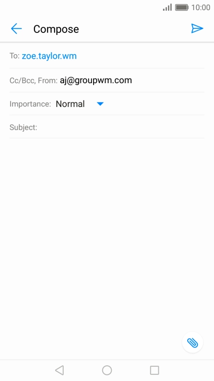 Press the field next to 