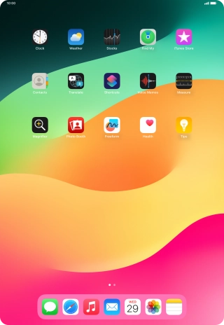 Slide your finger left on the screen to find the App Library.