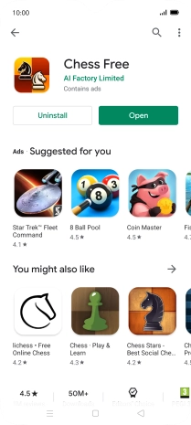 Press the Home key to return to the home screen.