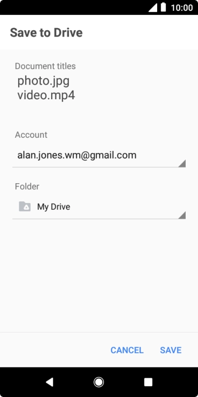 Press the field below 