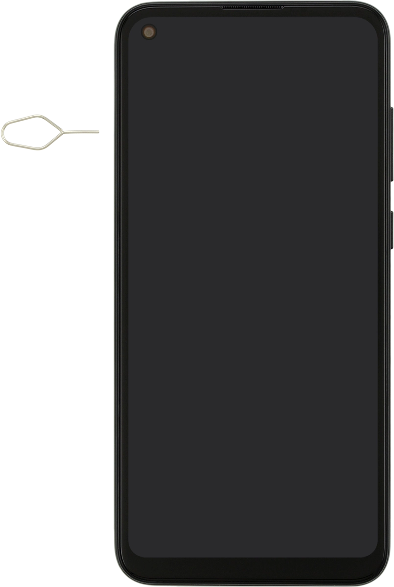 Find the opener for the card holder.