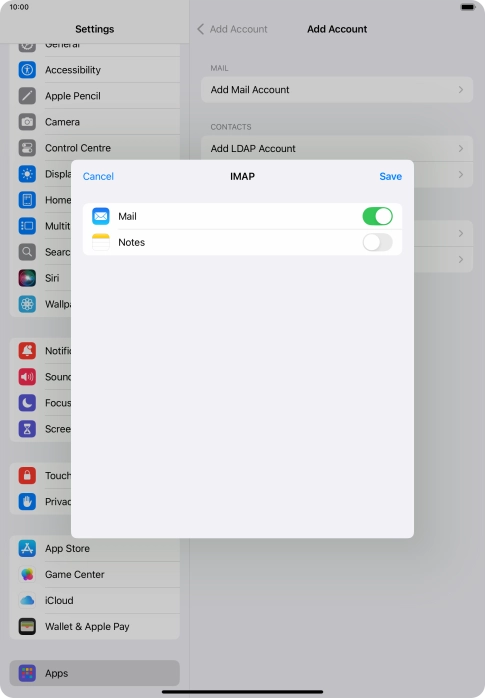 Press Save. Your email account has now been set up. To select more settings for incoming and outgoing server, proceed with the following steps.