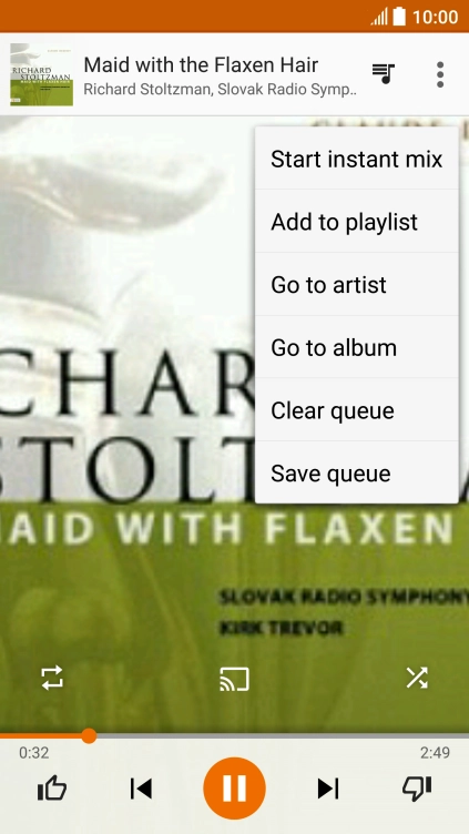 Press Add to playlist.