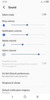 Press Ringtone & vibrate.