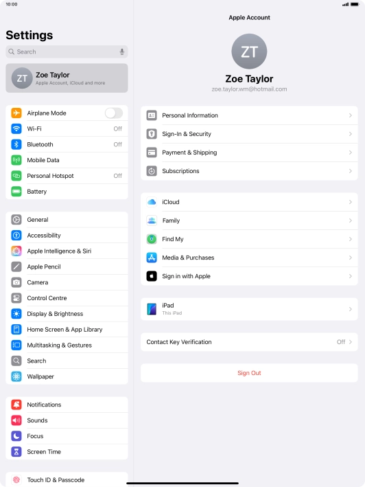 Slide your finger upwards starting from the bottom of the screen to return to the home screen.