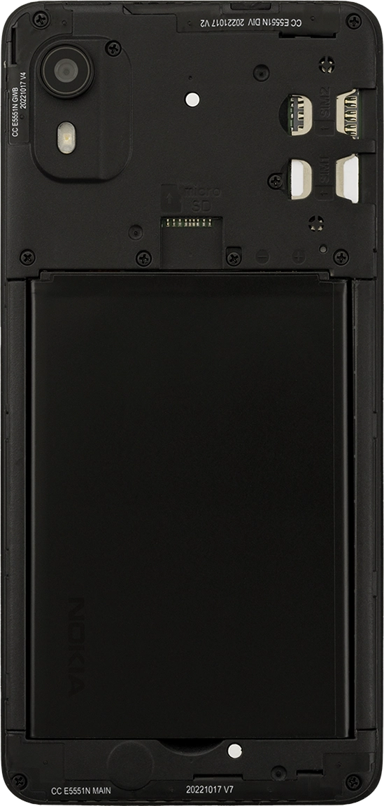 Place your SIM as illustrated on the second SIM holder.