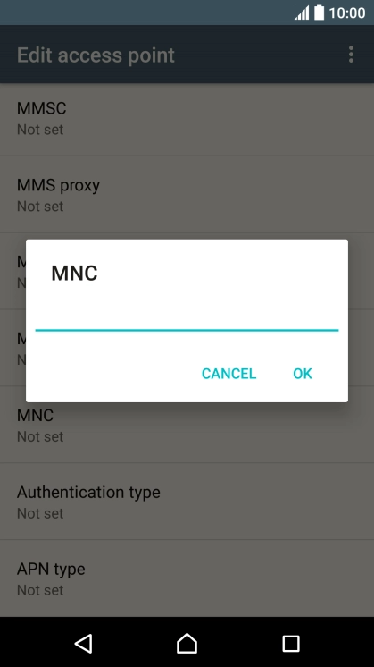 Key in 03 and press OK.