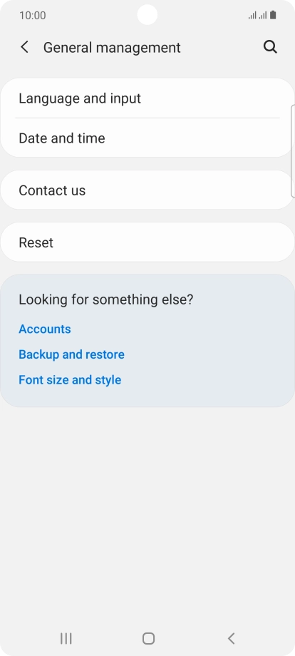 Press Date and time.