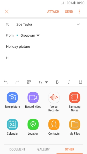 Press My Files and go to the required folder.