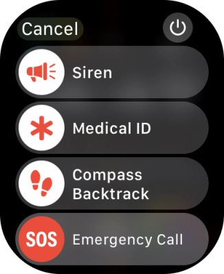 Press the power off icon.