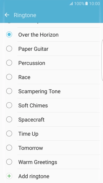 Press Add ringtone.